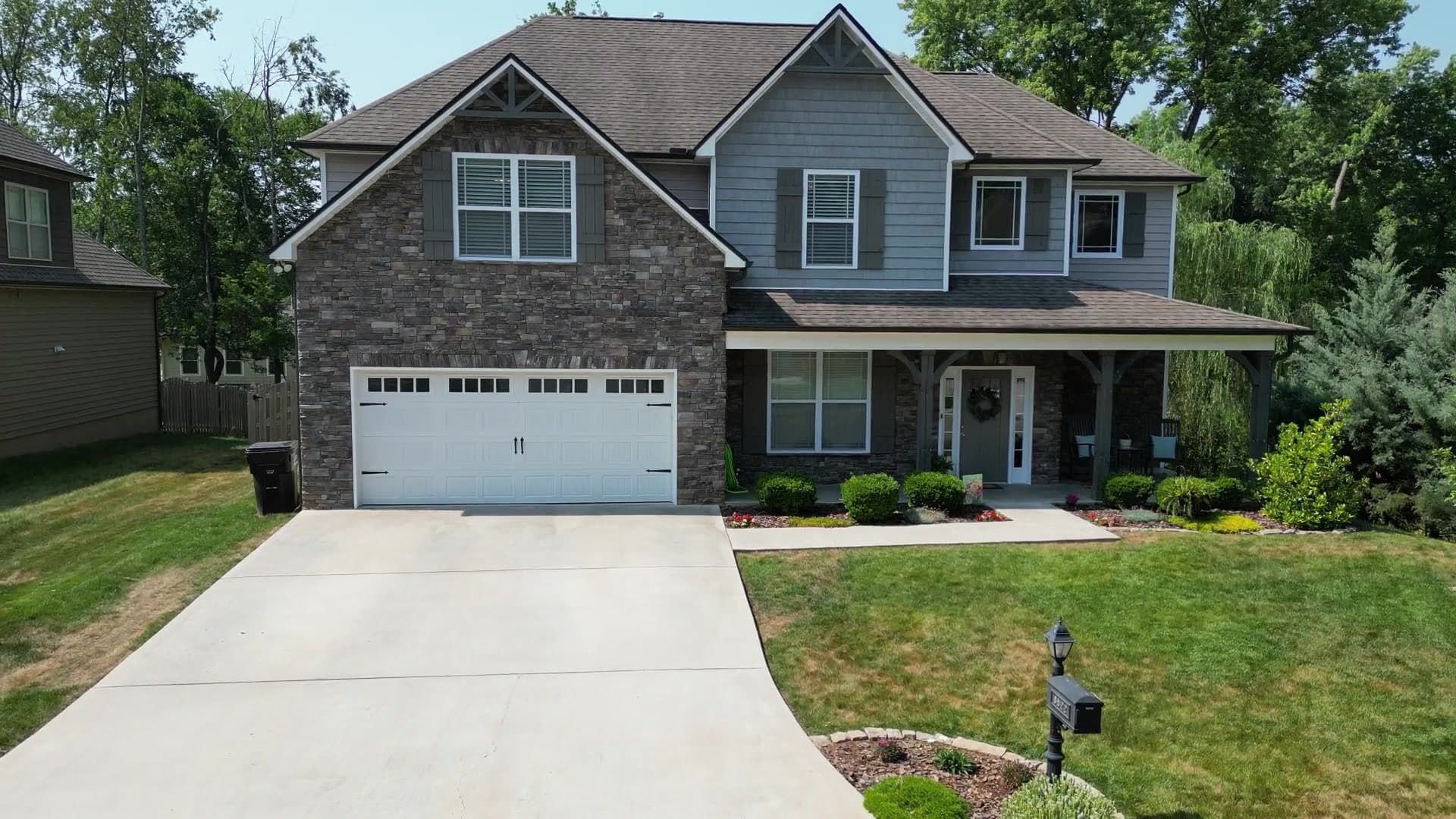Illustrative shingled home