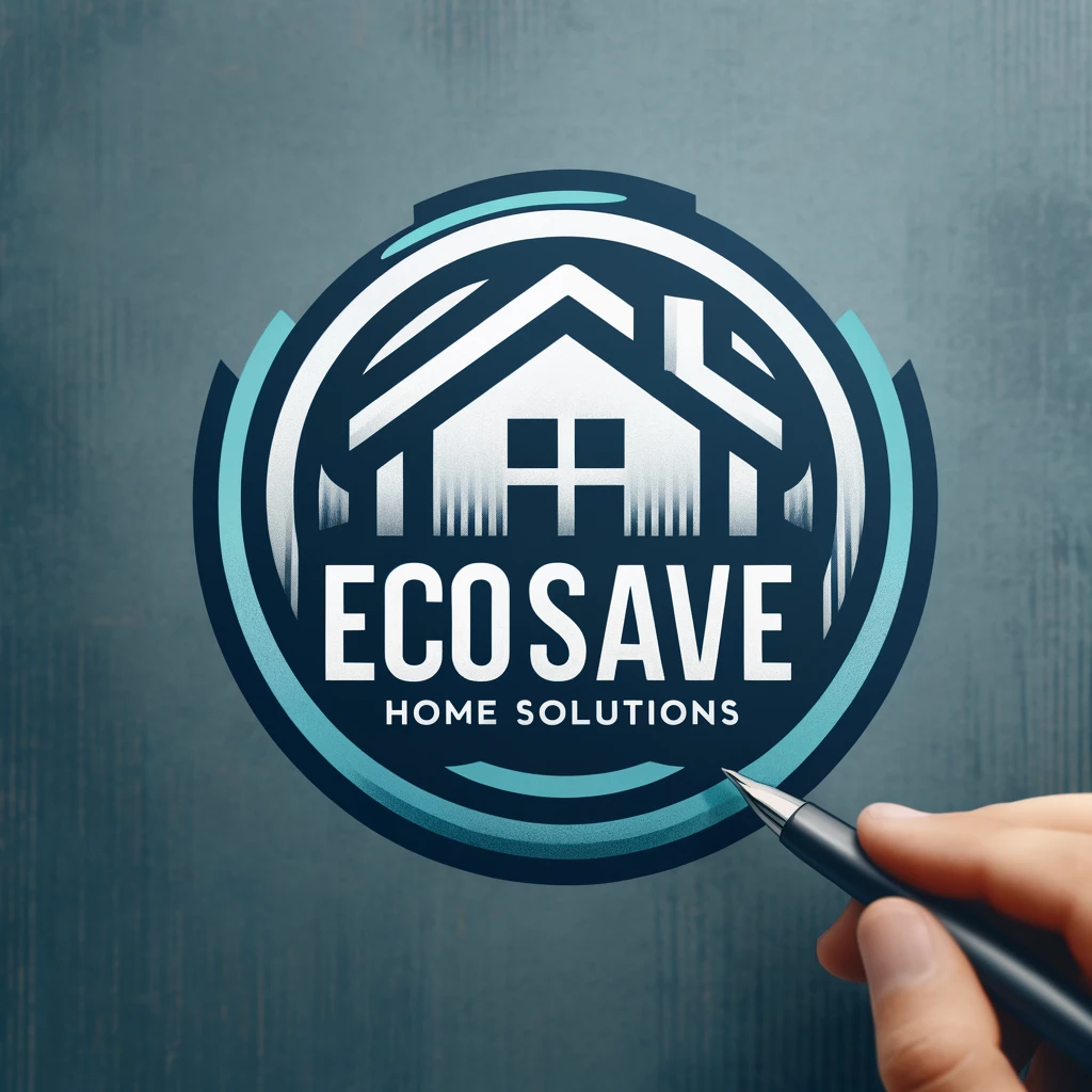 DALL·E 2024-05-07 07.30.48 - Create an image featuring the Ecosave Home Solutions logo prominently in the center. The background should be subtle and professional, using a gradien